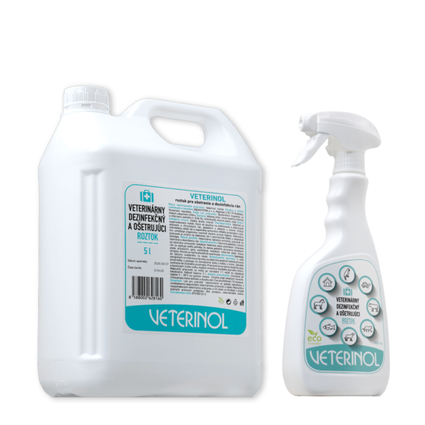 Roztwór dezynfekujący VETERINOL<br> 500ml + 5L