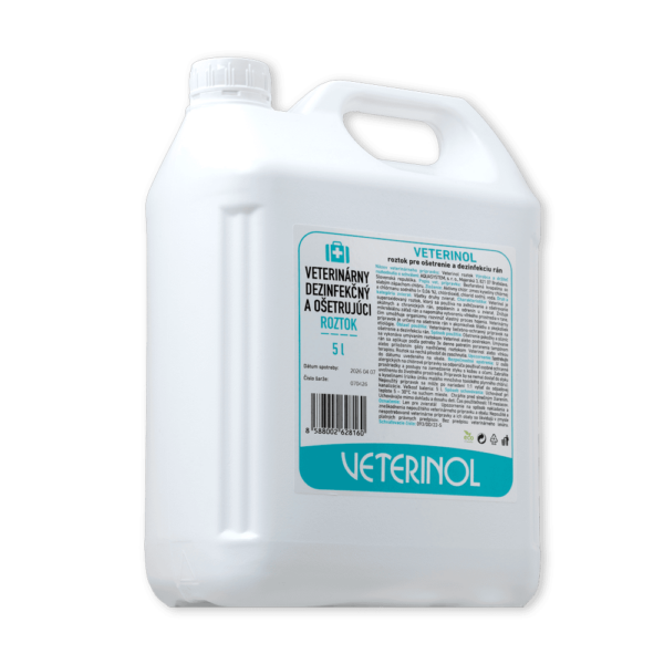 Płyn dezynfekujący VETERINOL<br>5 l