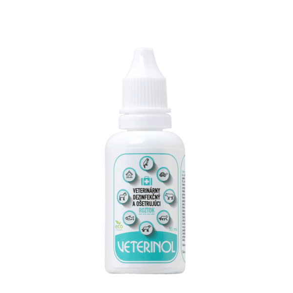 67 / 5.000 VETERINOL weterynaryjny roztwór do leczenia i dezynfekcji, krople 30 ml