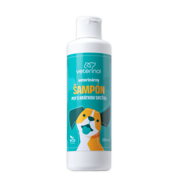 VETERINOL szampon dla psów o krótkiej sierści 250ml