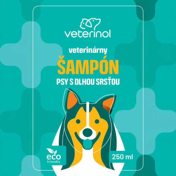 VETERINOL szampon dla psów o długiej sierści 250ml - obrazek 2