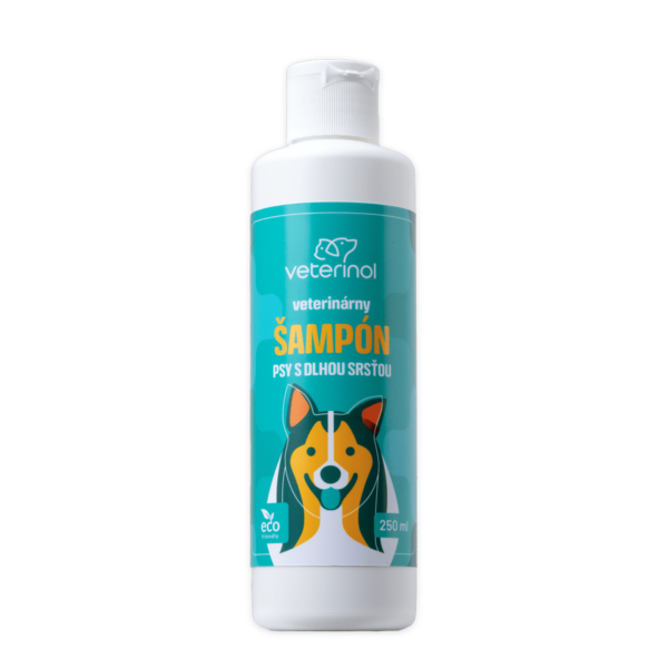 VETERINOL szampon dla psów o długiej sierści 250ml
